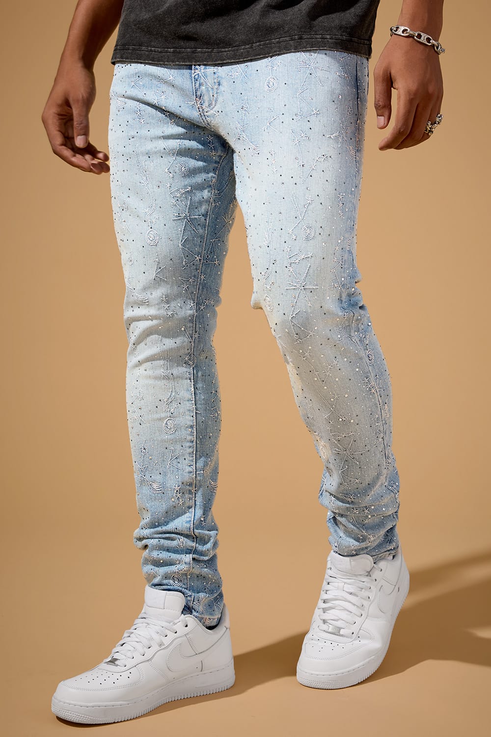 JORDAN CRAIG SLIM TAPER FIT MAGIC CITY DENIM SEAN COLLECTION (ICED LAGER) JS2440