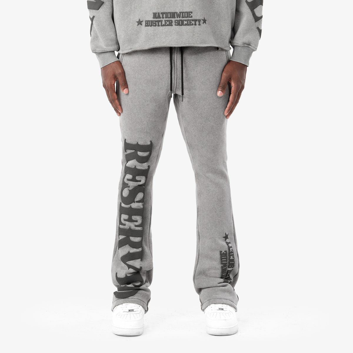 COPPER RIVET PRESTIGE ONLY FLEECE PANTS (GREY) 631507