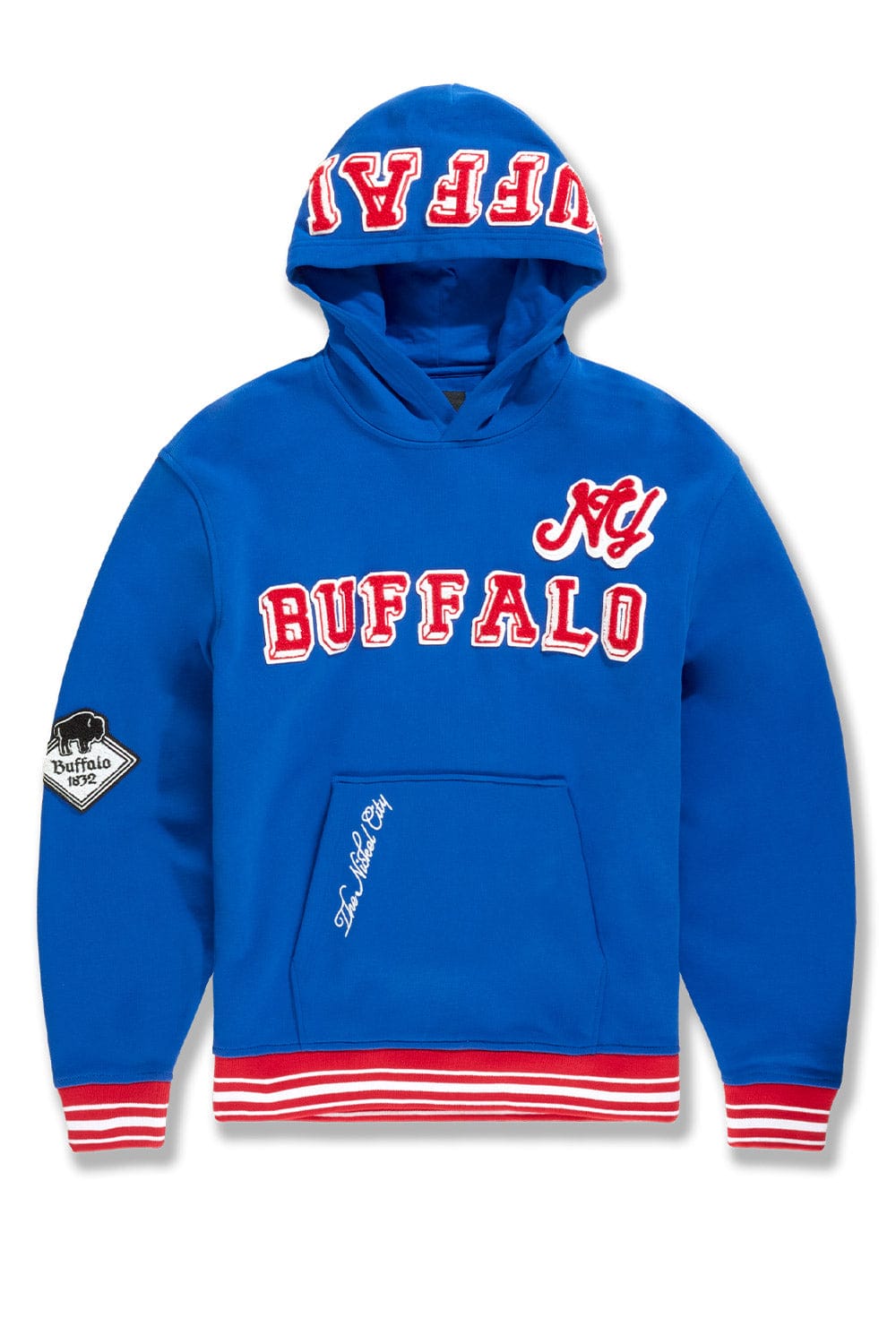 Jordan Craig Buffalo Mafia Pullover Hoodie Royal (8805H)