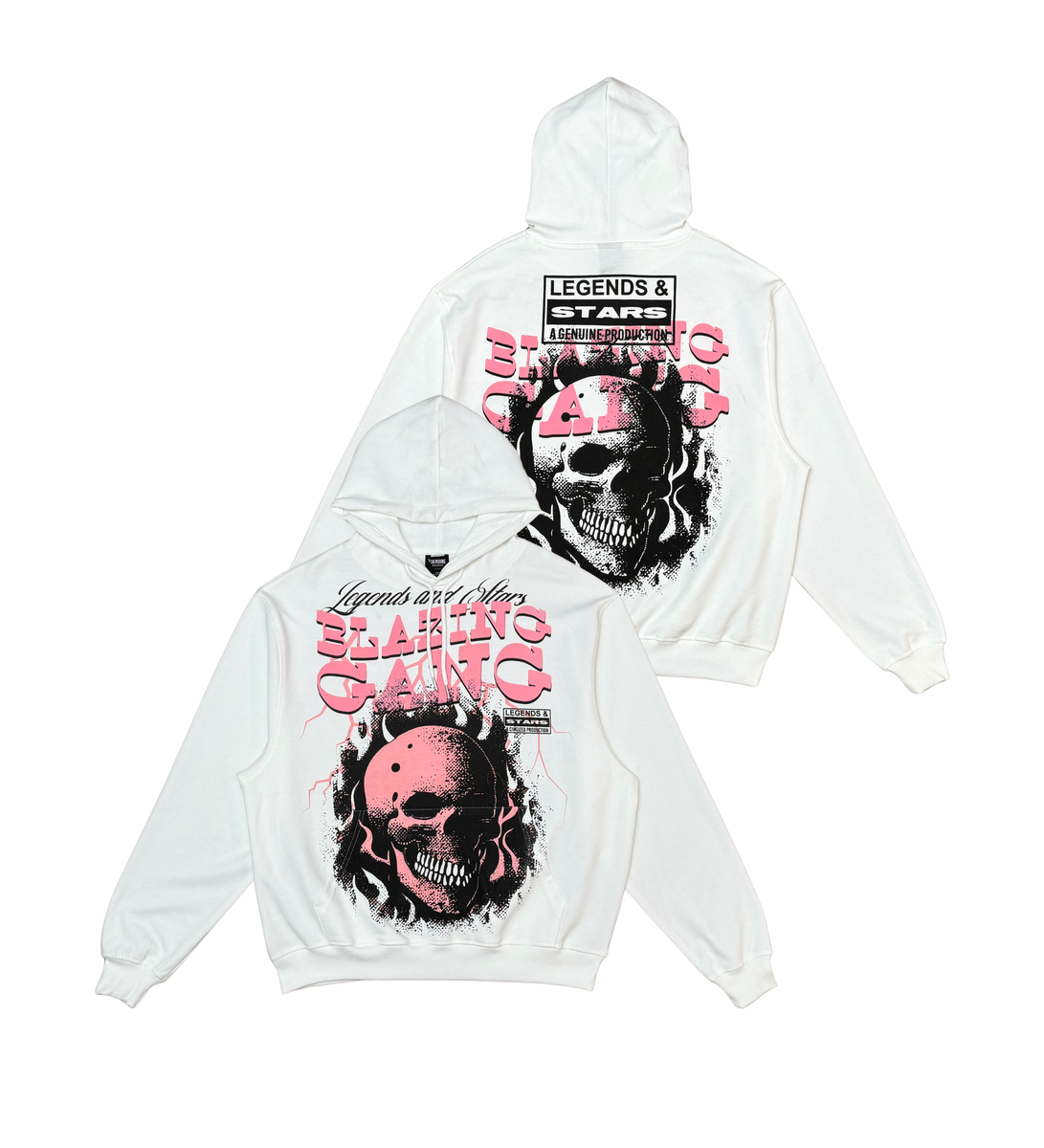 GENUINE BLAZING GANG HOODIE (OFF WHITE) GN4125