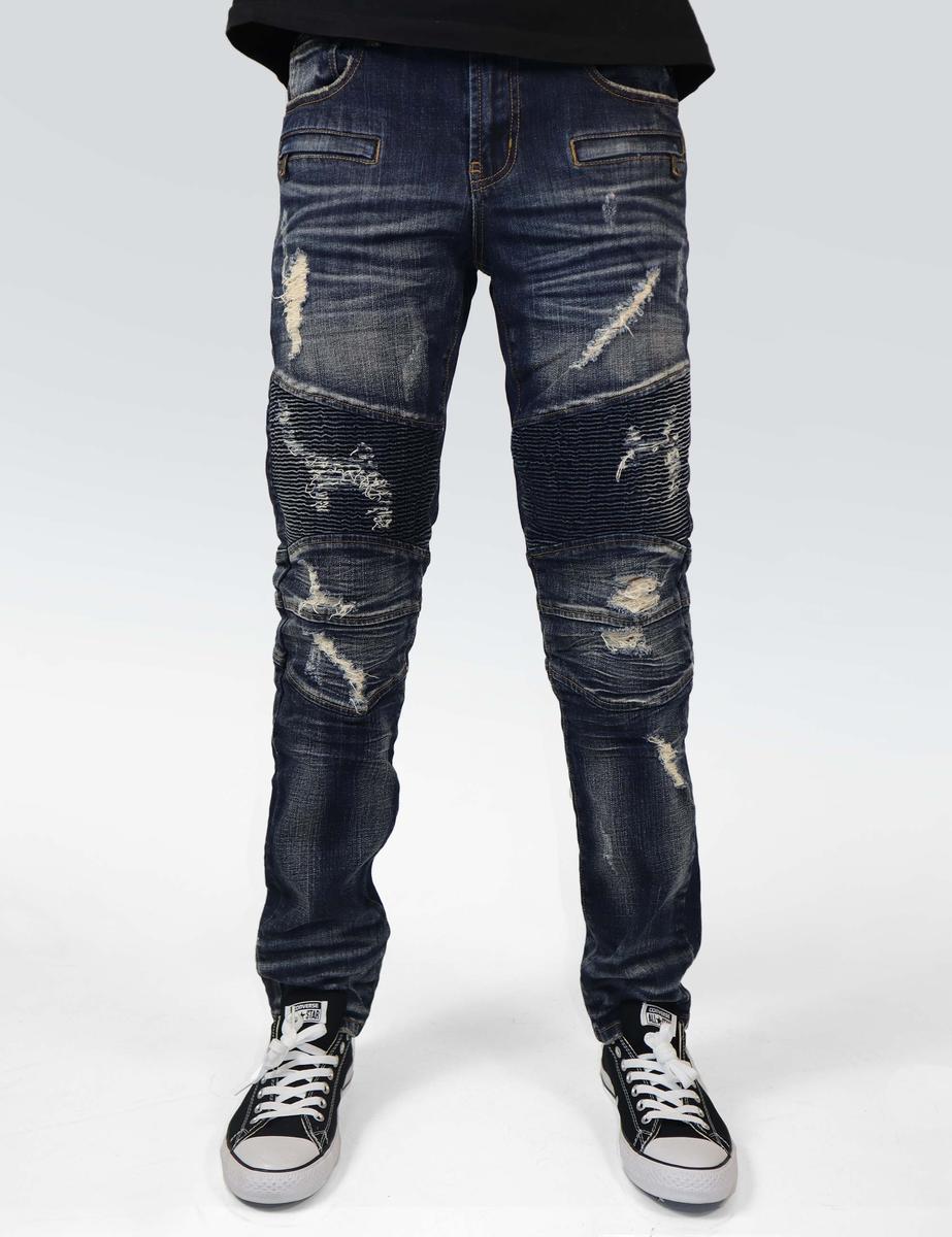 PREME MOTO DENIM (INDIGO) PR-WB-100
