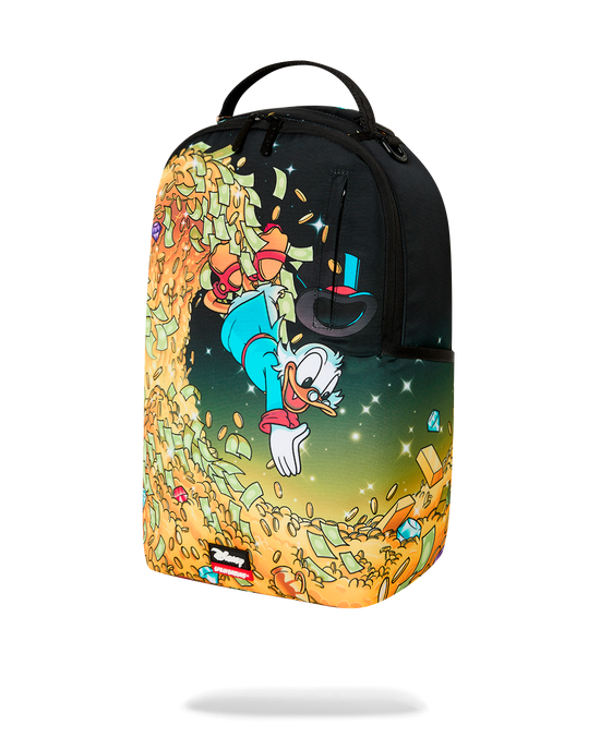 SPRAYGROUND SCROOGE MCDUCK OFFICIAL COLLAB - MONEY RIDER BACKPACK B9078