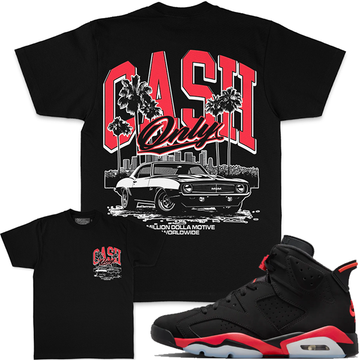 MILLION DOLLA MOTIVE CASH ONLY CAR INFARED TEE (black)
