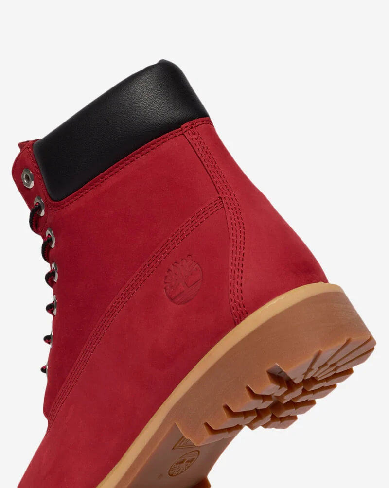 TIMBERLAND PREMIUM 6 INCH WATERPROOF BOOT (DARK RED NUBUCK) TB0A41MWEQ1