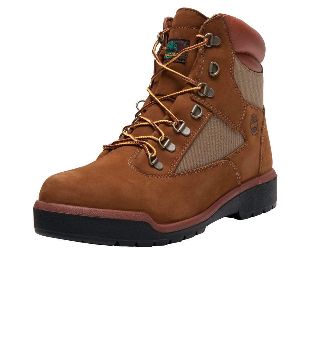 TIMBERLAND WATERPROOF MID FIELD BOOT (MEDIUM BROWN NUBUCK) TB0A18BF715
