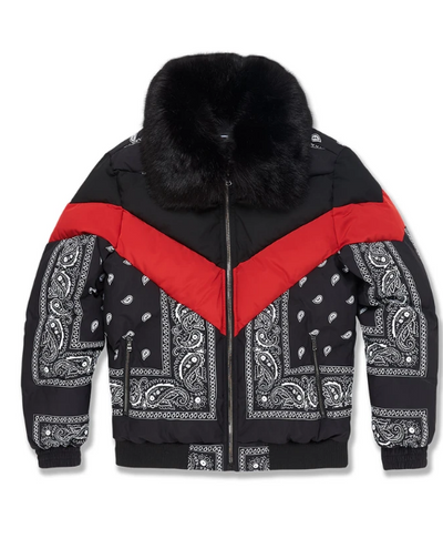 Jordan Craig Represent Bomber Jacket (Black) 91546P