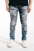 EMBELLISH TYSON BIKER DENIM (BLUE) EMBSP221-152