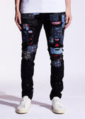 EMBELLISH SILAS DENIM (BLACK) EMBF221-107