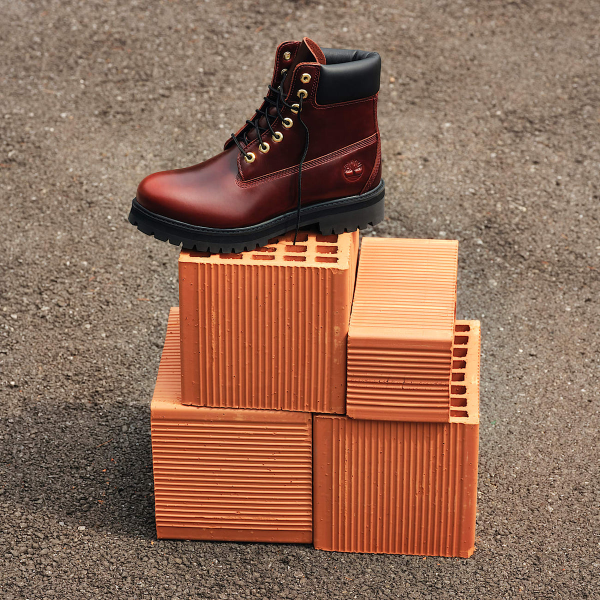 TIMBERLAND HERITAGE 6 INCH WATERPROOF BOOT (BURGANDY FULL GRAIN) TB0A29U2EIW