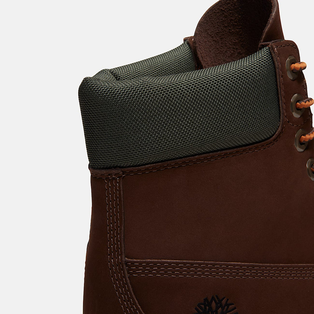 TIMBERLAND PREMIUM 6 INCH WATERPROOF BOOT (DARK BROWN NUBUCK) TB0A2CX8931