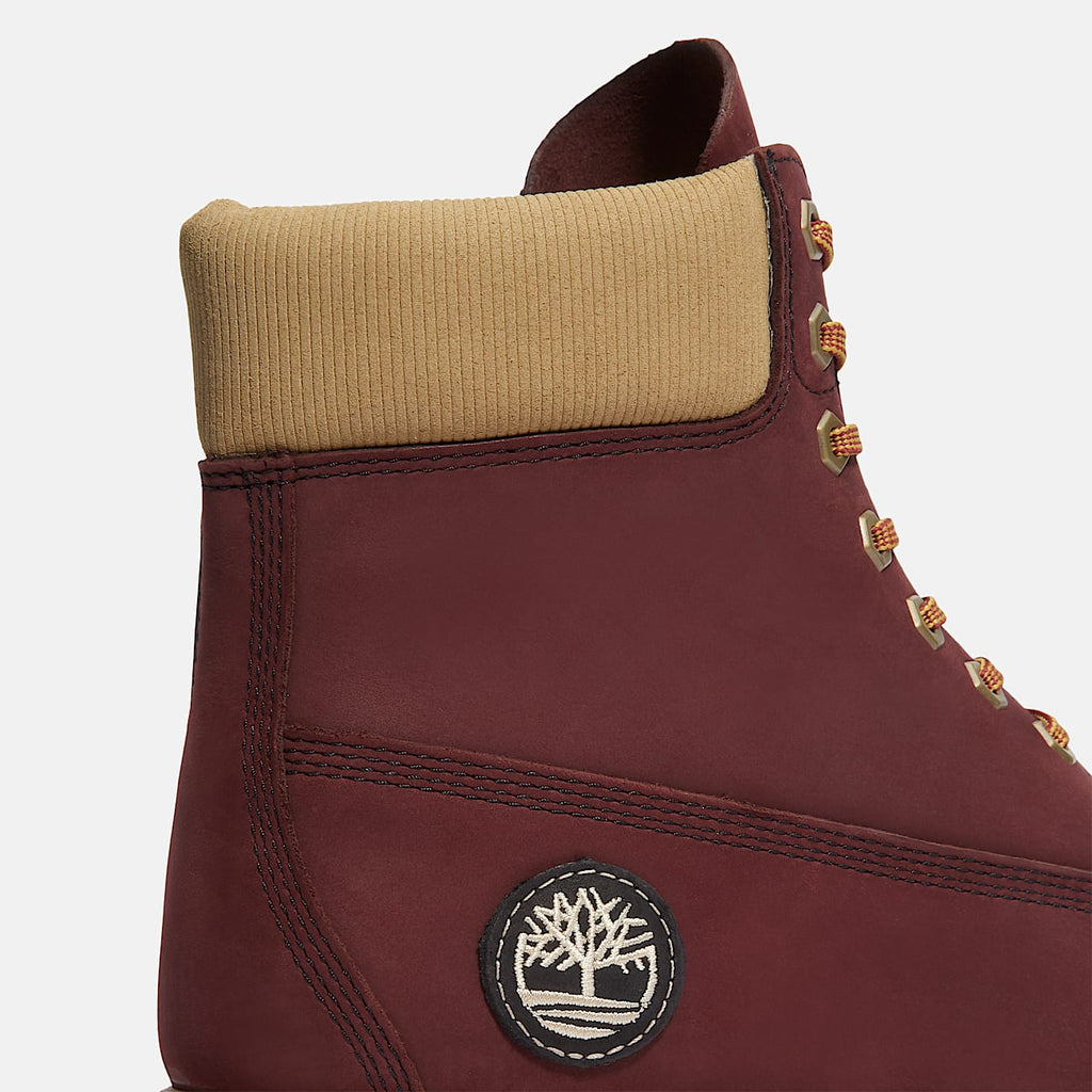 TIMBERLAND PREMIUM 6 INCH WATERPROOF BOOT (BURGANDY NUBUCK) TB0A2P6WEQ3