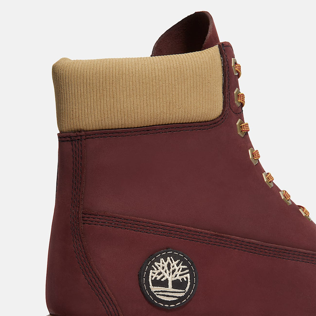 TIMBERLAND PREMIUM 6 INCH WATERPROOF BOOT (BURGANDY NUBUCK) TB0A2P6WEQ3