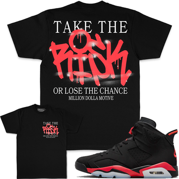 MILLION DOLLA MOTIVE TAKE THE RISK INFARED TEE (black)