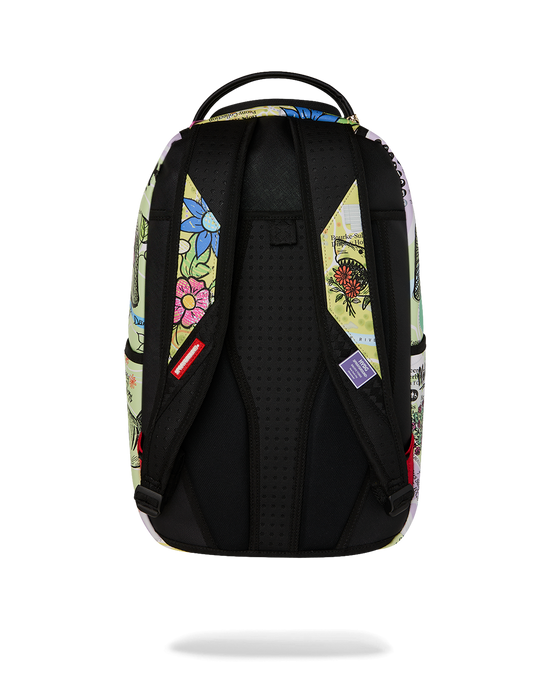 SPRAYGROUND NEW YORK BOTANICAL GARDEN COLLAB - GARDEN MAP DOODLES BACKPACK B9537