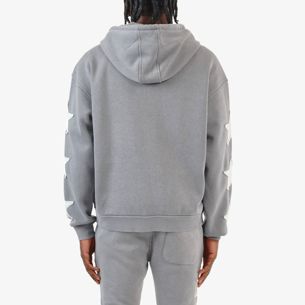 COPPER RIVET WORLDWIDE HOODIE (GREY)