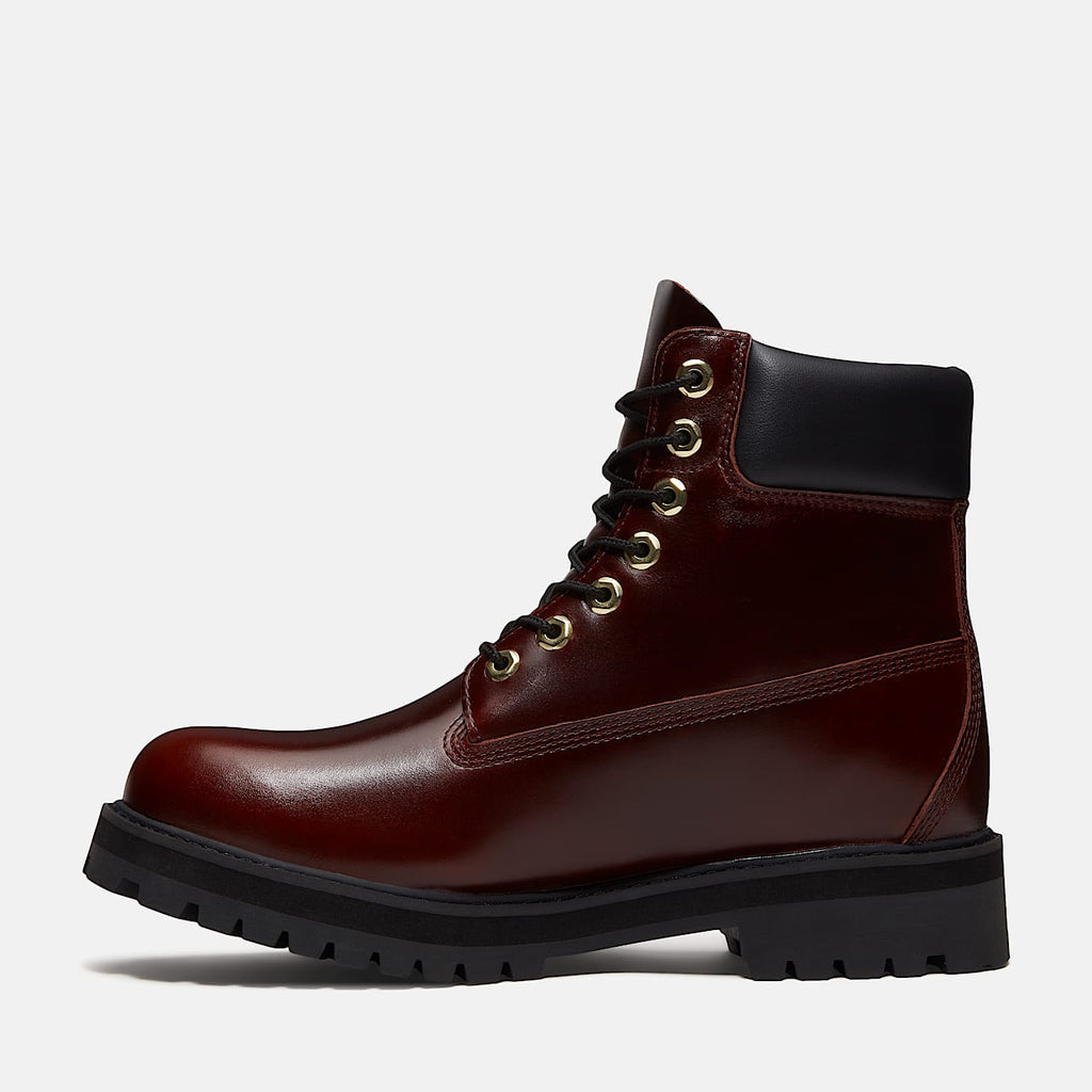 TIMBERLAND HERITAGE 6 INCH WATERPROOF BOOT (BURGANDY FULL GRAIN) TB0A29U2EIW