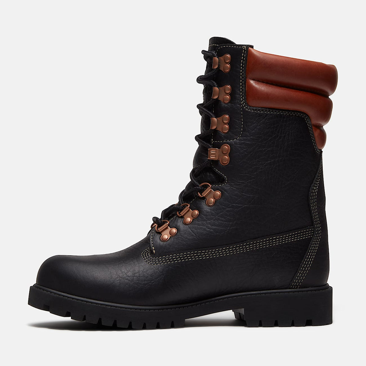 Timberland® Heritage Waterproof Super Boot (Black Full Grain/ Rust) TB0A2QECAME