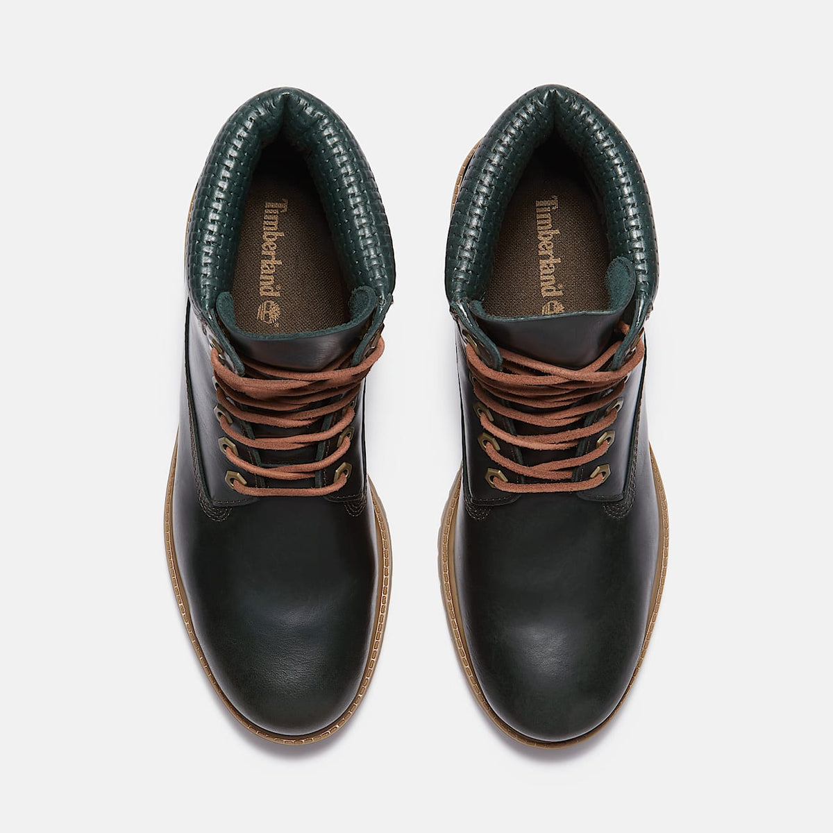 TIMBERLAND PREMIUM 6 INCH EMERALD WOODS WATERPROOF BOOT (DARK GREEN FULL GRAIN) TB0A2P6WEEQ