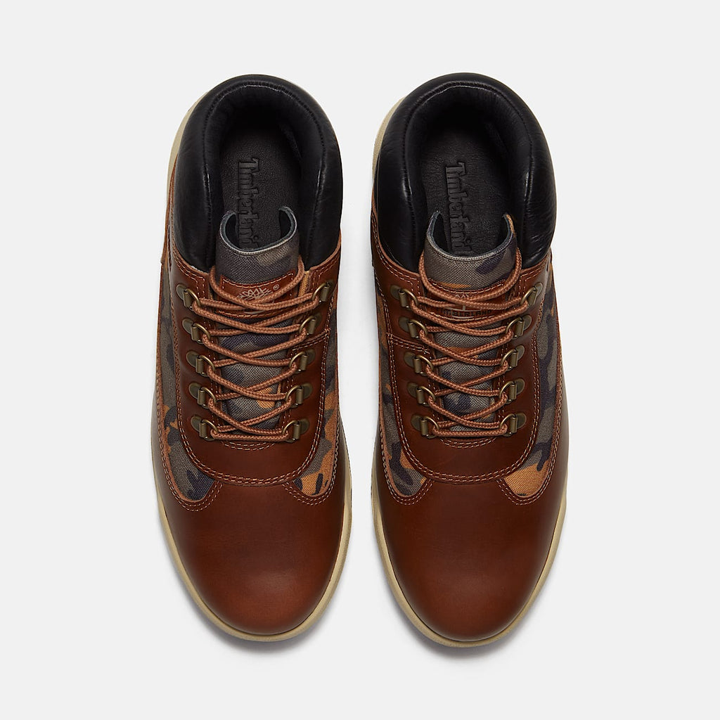 TIMBERLAND FIELD BOOT WITH GORE-TEX MEMBRANE (BROWN FULL GRAIN) TB0A2NRWAMA