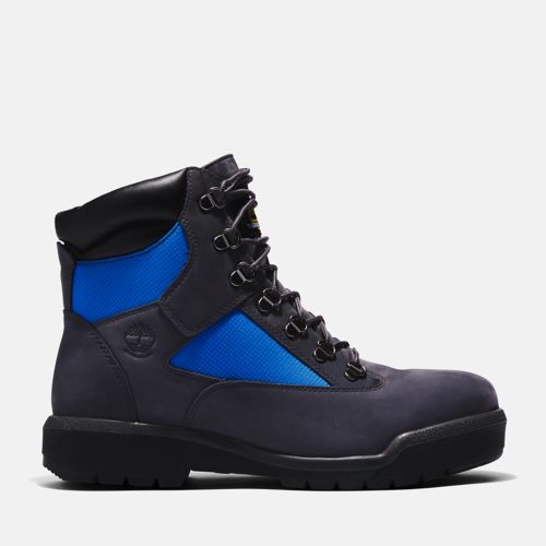 TIMBERLAND FIELD BOOT 6 IN F/L WP Men’s (DK GREY NUBUCK BLUE)