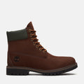 TIMBERLAND HERITAGE 6 INCH WATERPROOF BOOT (DARK BROWN NUBUCK) TB0A5RNWAMJ