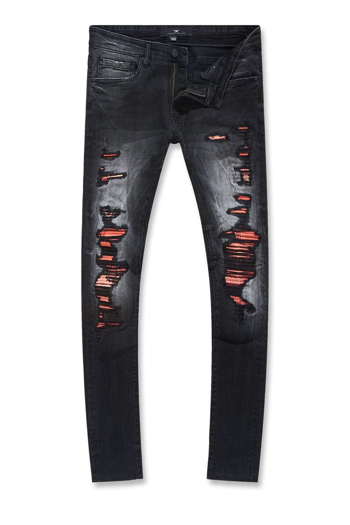 JORDAN CRAIG ROSS FIT  SEE YOU IN PARADISE DENIM (INDUSTRIAL BLACK) JR3202