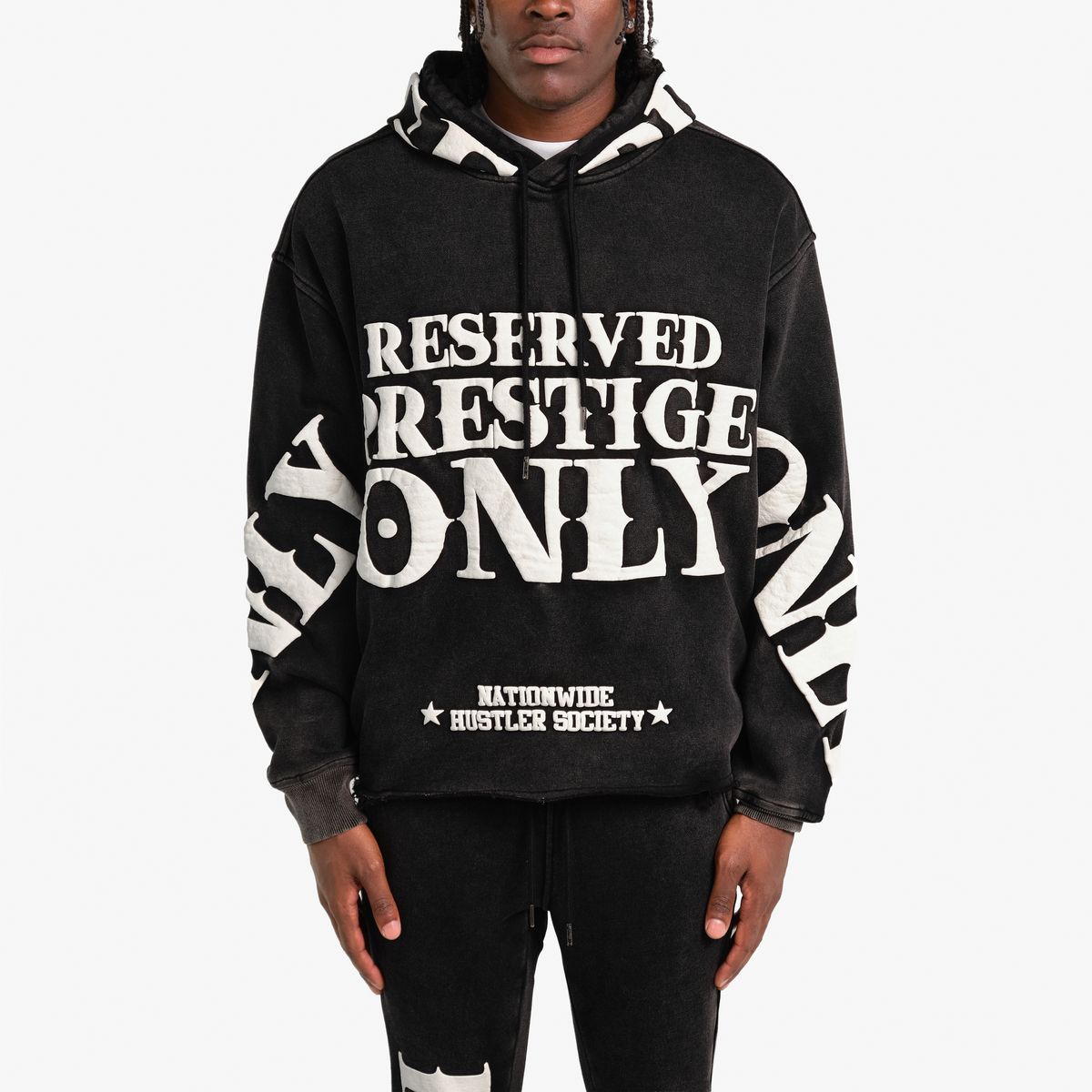 COPPER RIVET PRESTIGE ONLY HOODIE (BLACK) 631008