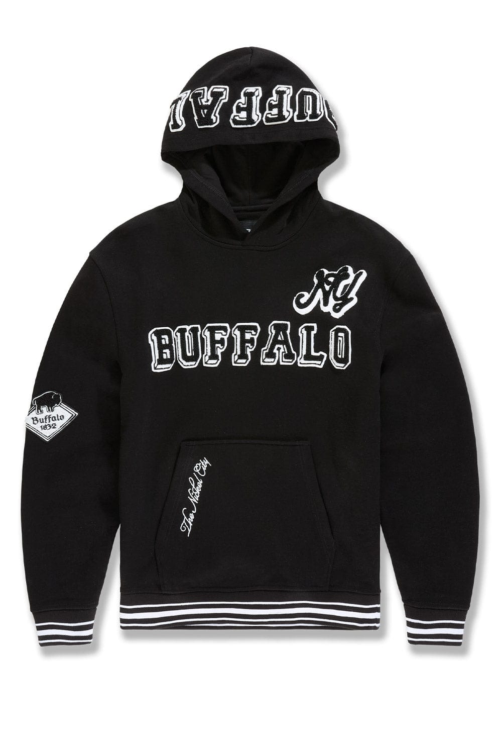Jordan Craig Buffalo Mafia Pullover Hoodie Black (8805H)