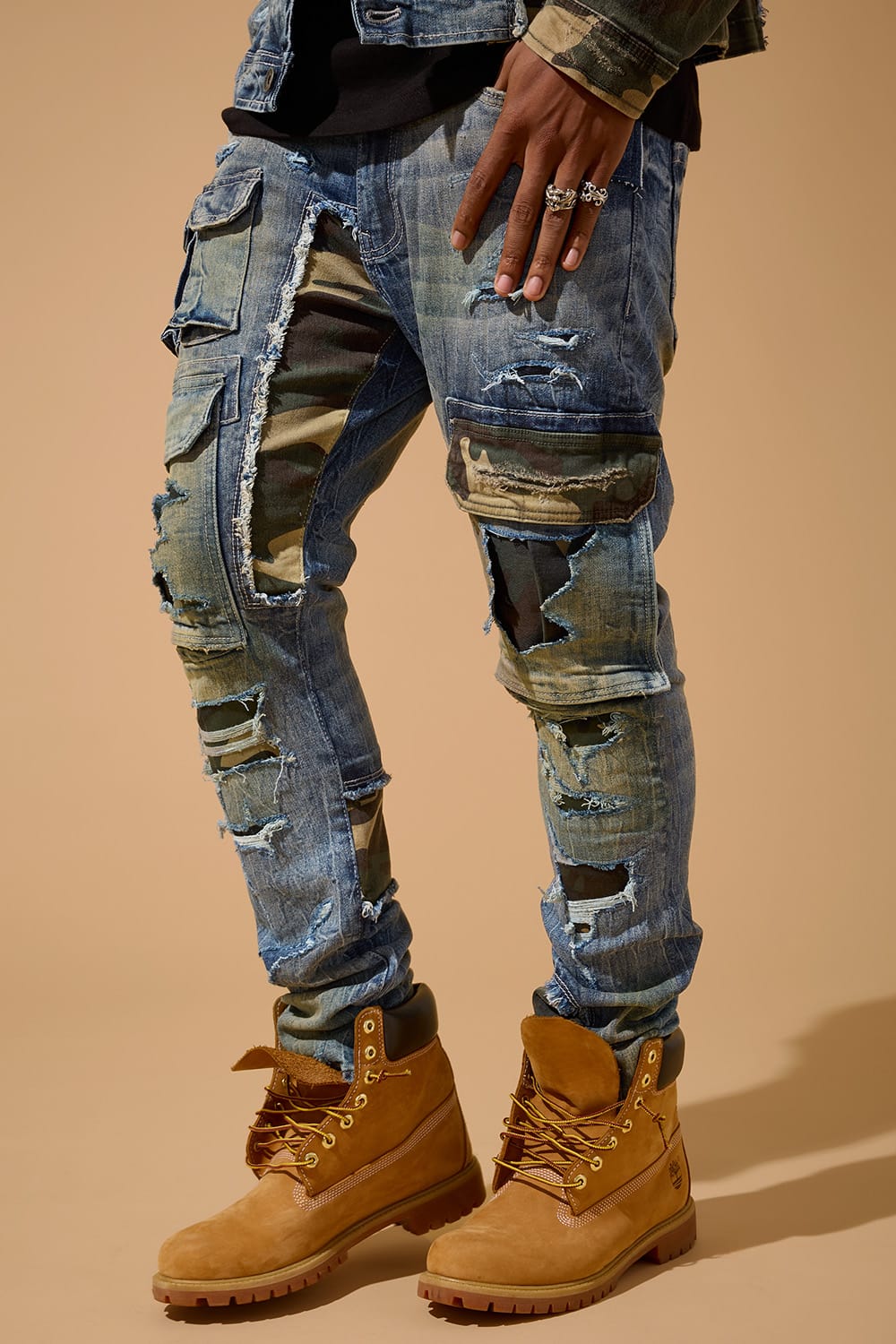 Jordan Craig Slim Taper Fit - Devotion Denim (Woodland) - Sean Collection JM3481