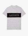LACOSTE / TALL FIT COLORBLOCK JERSEY T-SHIRT GREY