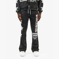 COPPER RIVET WORLDWIDE STACKED PANTS (BLACK)