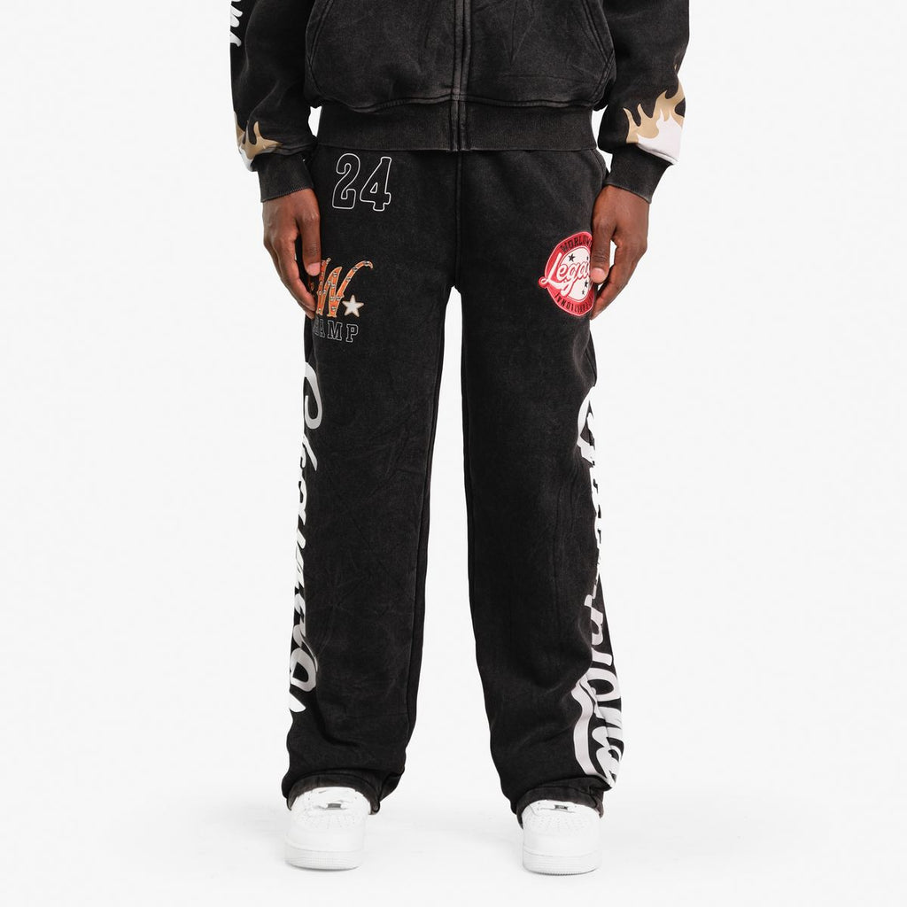 COPPER RIVET CHAMPION STRAIGHT FIT PANTS (BLACK) 631511