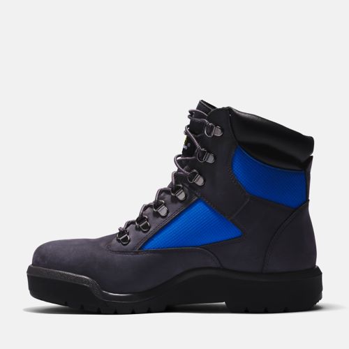 TIMBERLAND FIELD BOOT 6 IN F/L WP Men’s (DK GREY NUBUCK BLUE)