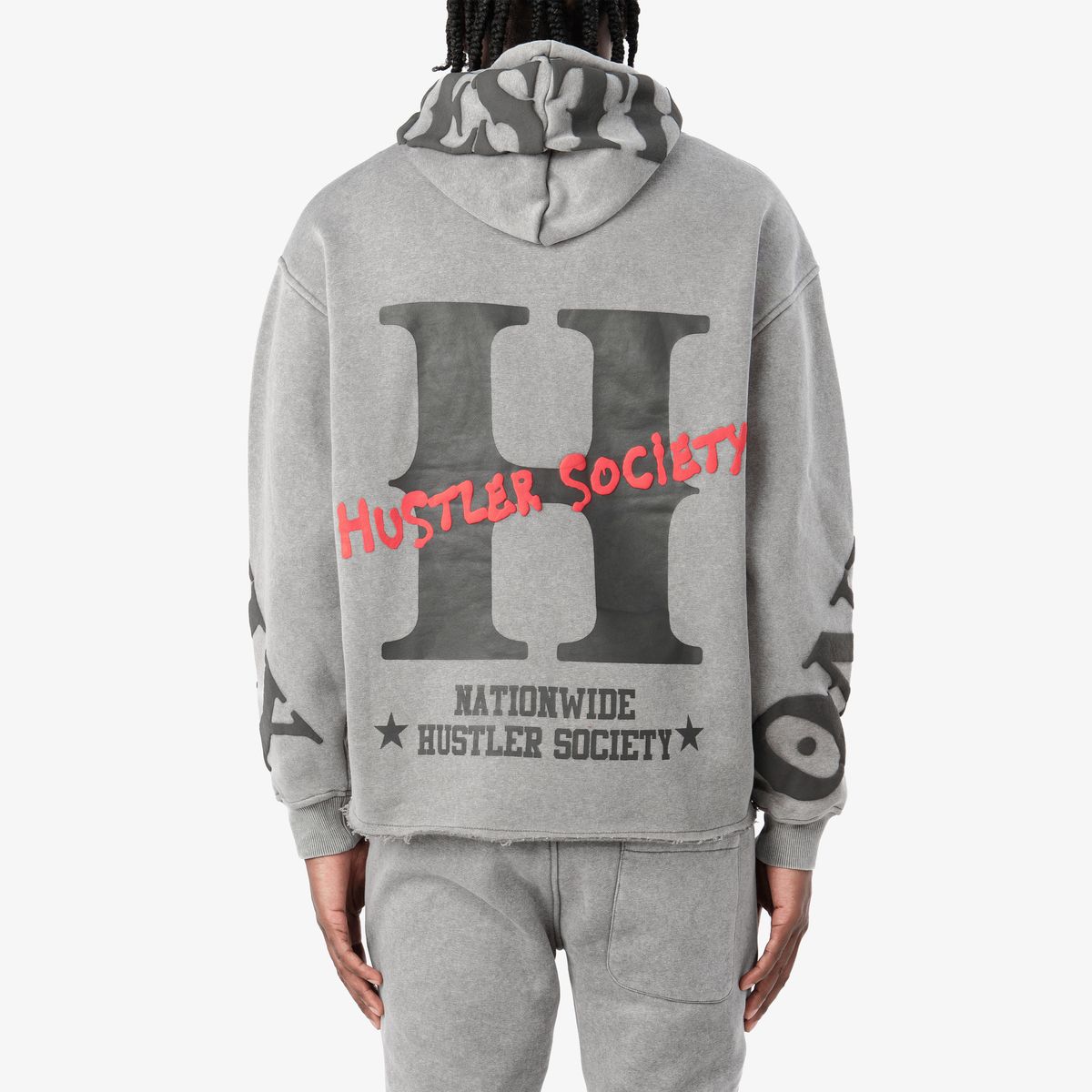 COPPER RIVET PRESTIGE ONLY HOODIE (GREY) 631008
