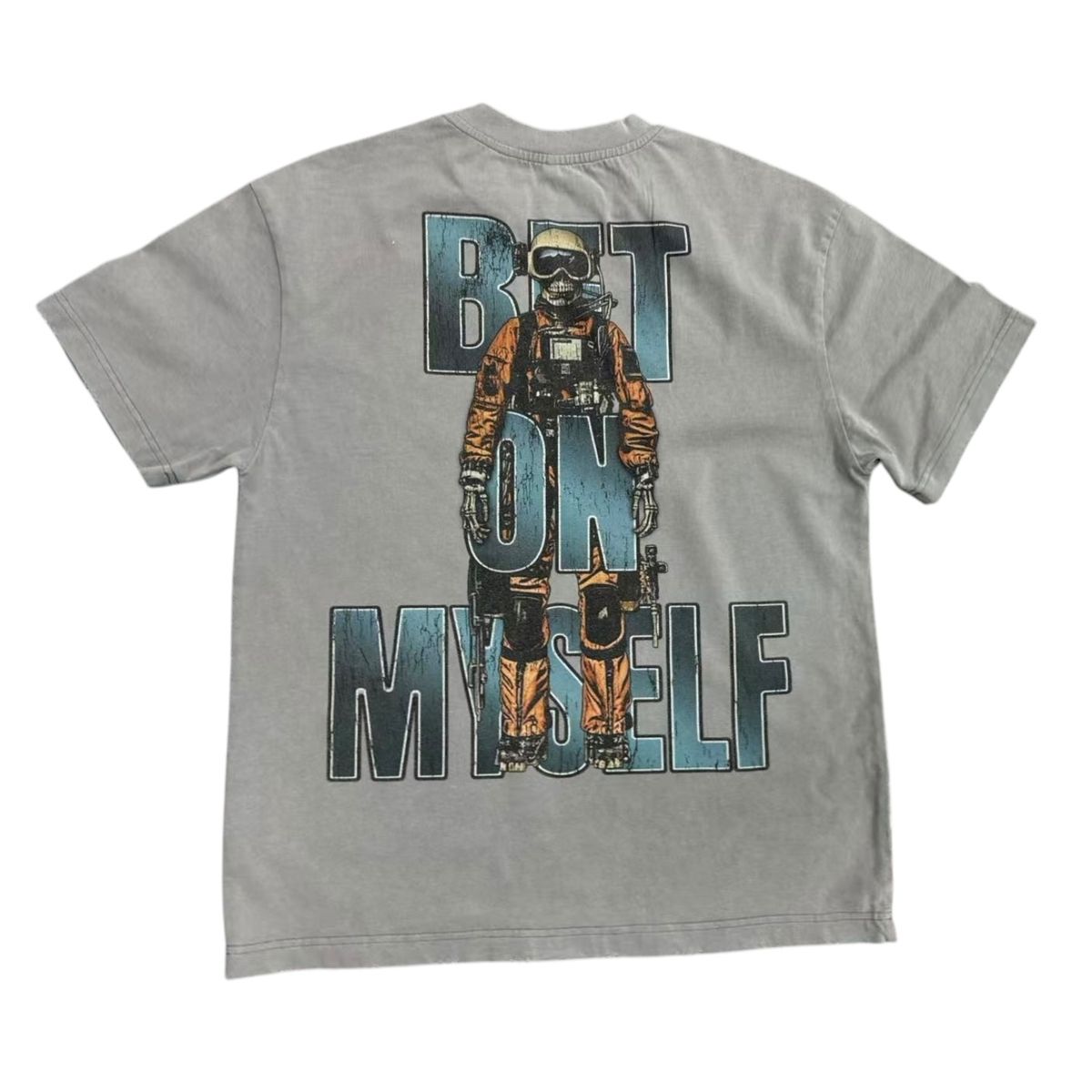 CONCEPT SKIER TEE (GREY WASH)  CTEE_007