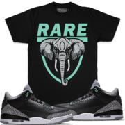 MILLION DOLLA MOTIVE RARE ELEPHANT TEE (BLACK)