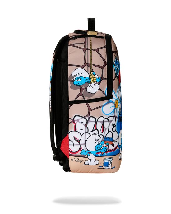 SPRAYGROUND SMURFS BIG MURAL BACKPACK B9084