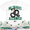 MILLION DOLLA MOTIVE NO SNAKES ALLOWED TEE (WHITE)