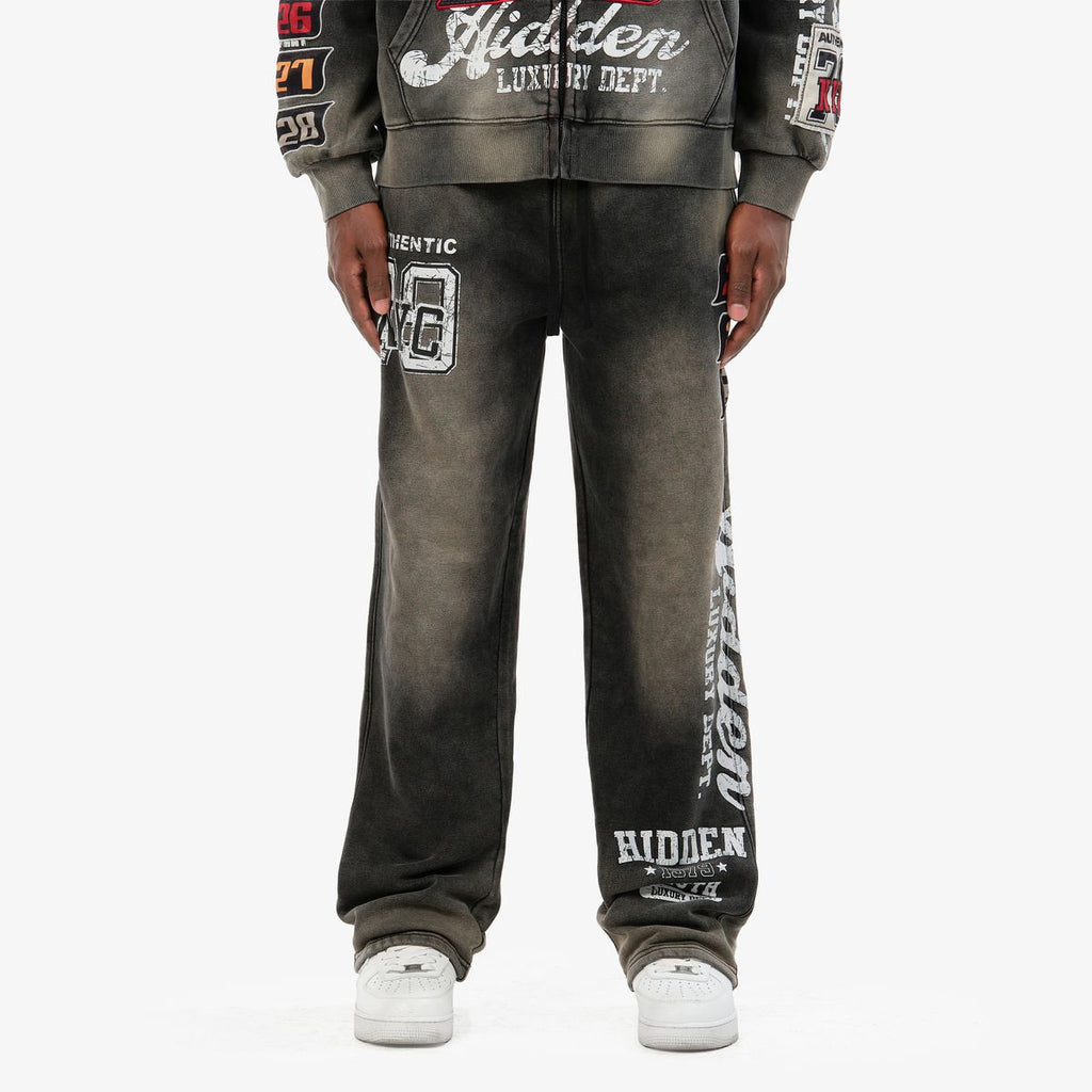 COPPER RIVET SWEATPANTS (BLACK) 631519B-K