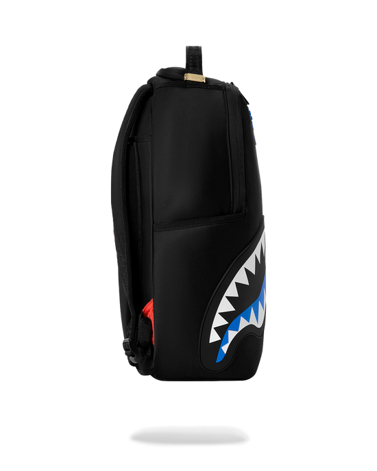 SPRAYGROUND SHARK CENTRAL PASSPORT (BLUE) BACKPACK B9637