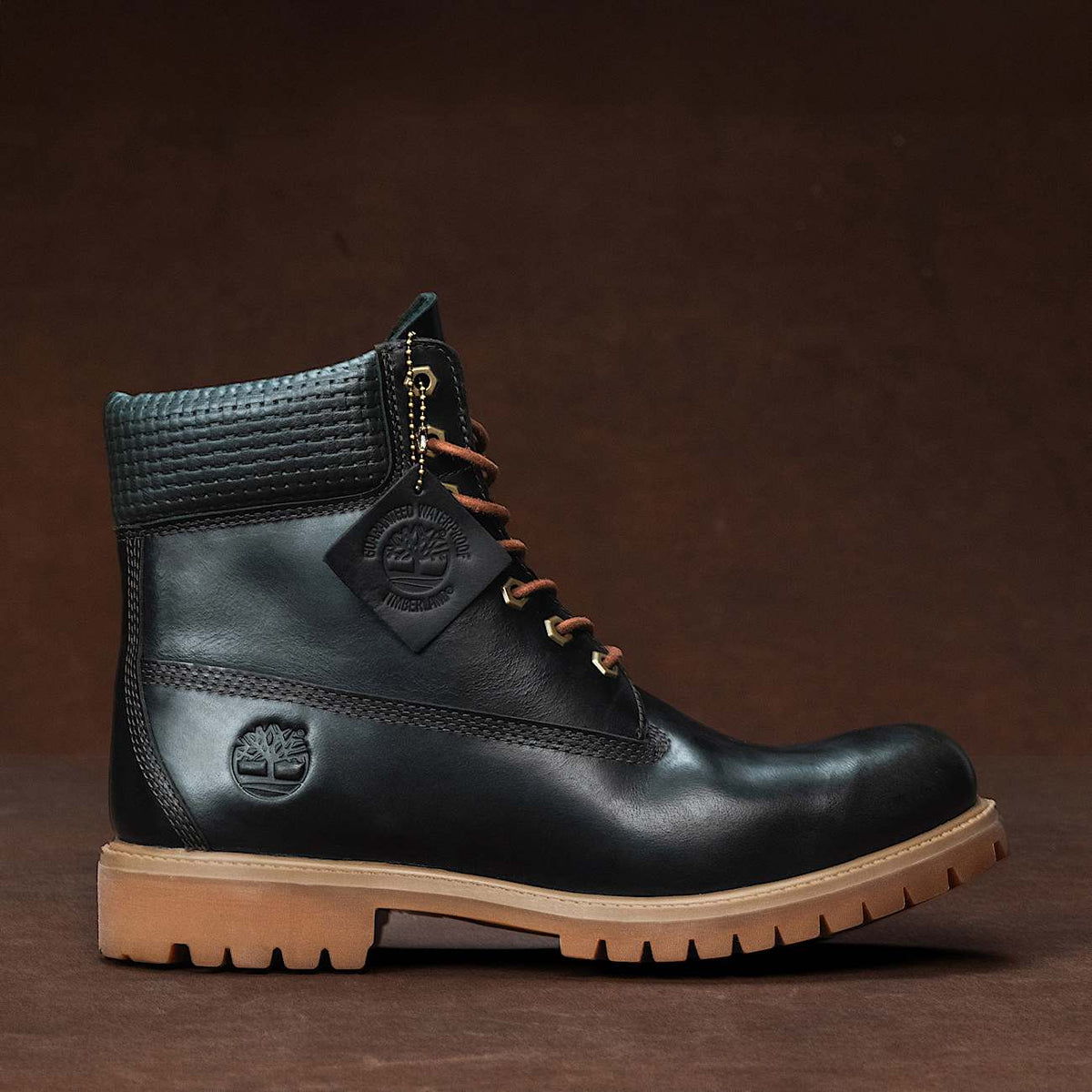 TIMBERLAND PREMIUM 6 INCH EMERALD WOODS WATERPROOF BOOT (DARK GREEN FULL GRAIN) TB0A2P6WEEQ