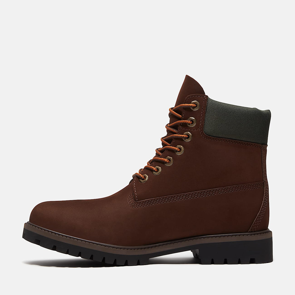 TIMBERLAND HERITAGE 6 INCH WATERPROOF BOOT (DARK BROWN NUBUCK) TB0A5RNWAMJ