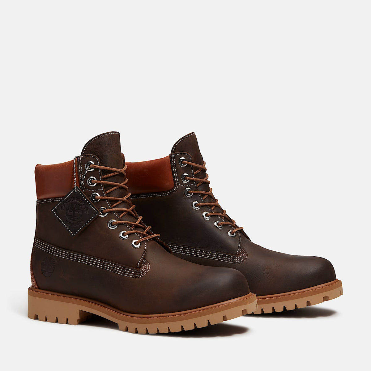 TIMBERLAND HERITAGE 6-INCH BOOT WITH GORE-TEX MEMBRANE (DARK BROWN FULL GRAIN) TB0A5T4TAMF