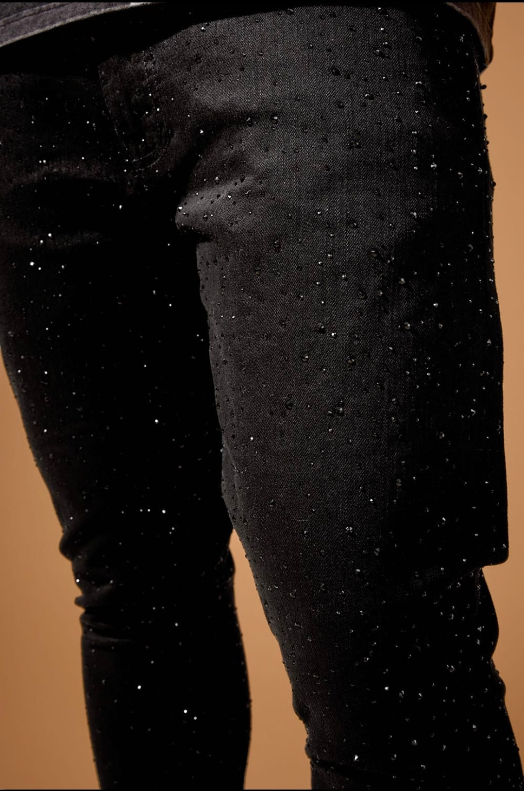 JORDAN CRAIG SLIM TAPER FIT MAGIC CITY DENIM SEAN COLLECTION (JET BKACK) JS2440A