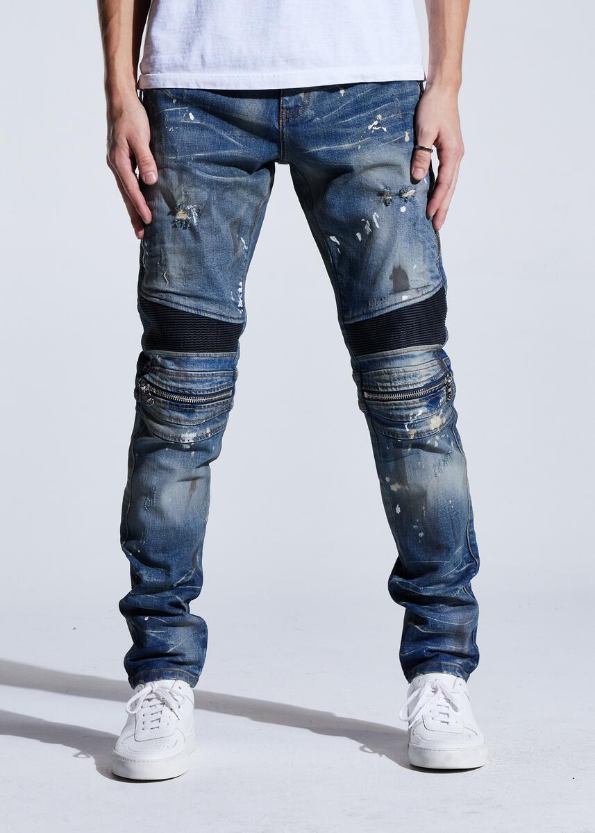 EMBELLISH SUNNY BIKER DENIM (DIRTY INDIGO) EMBSP221-119
