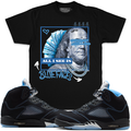 MILLION DOLLA MOTIVE ALL I SEE IS BLUE FACES TEE (black)