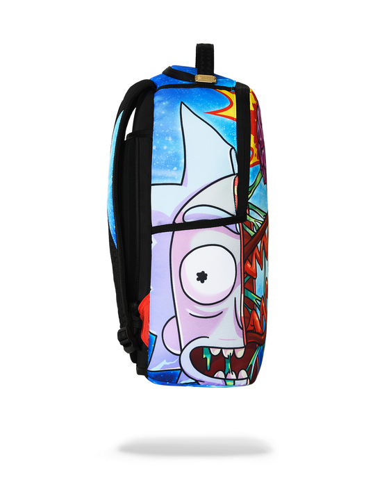 SPRAYGROUND RICK AND MORTY SPLIT RICK HEAD GUTS BACKPACK B9176