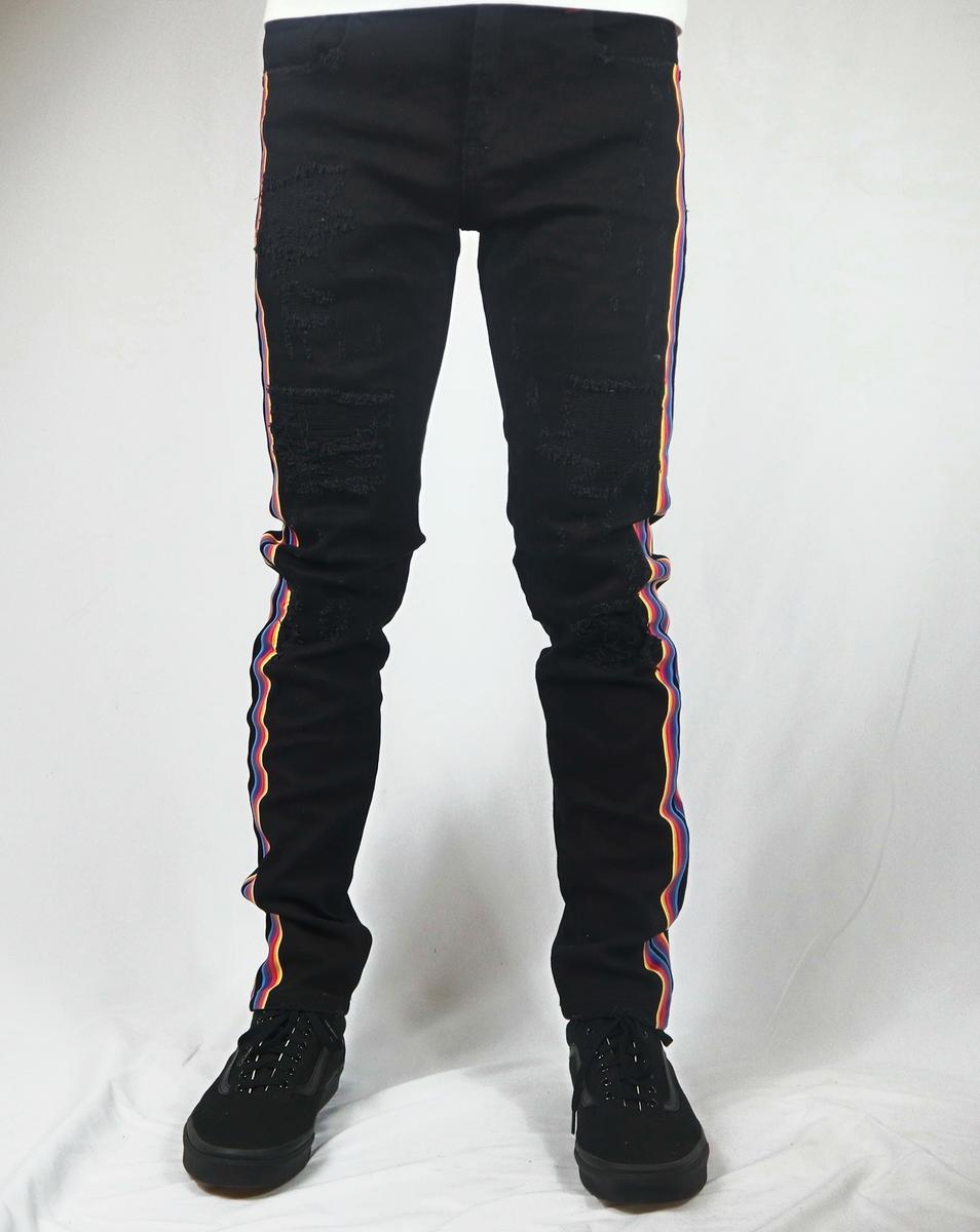 PREME DENIM (RAINBOW STRIPE) PR-WB-301