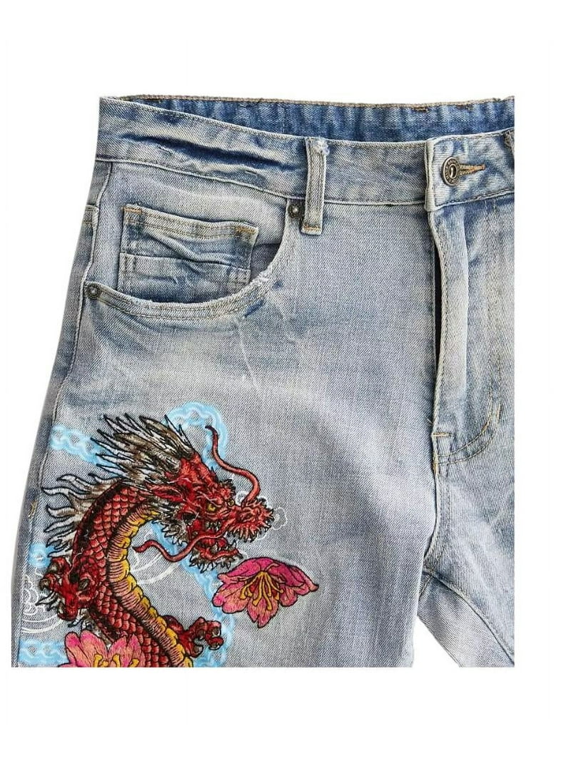 Smoke Rise Taper Stretch Jean (Sunset Blue) JP22628