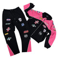 KINDRED PATCH NYLON LONG SLEEVE SET (BLACK/PINK) KD269T/P